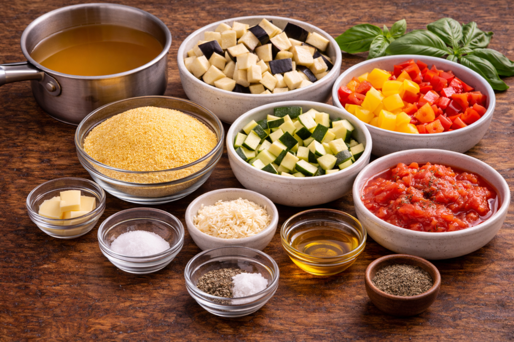 Ingredients for Grilled Poletna 