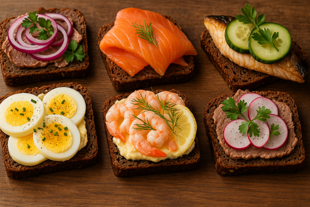 Ingredients for Smorrebrod 