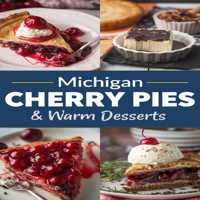 Winter Special: Michigan Cherry Pies & Warm Desserts