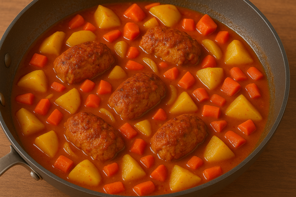 Add Potato  & Carrot 