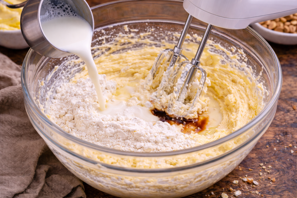 Refine flour & Baking Powder 