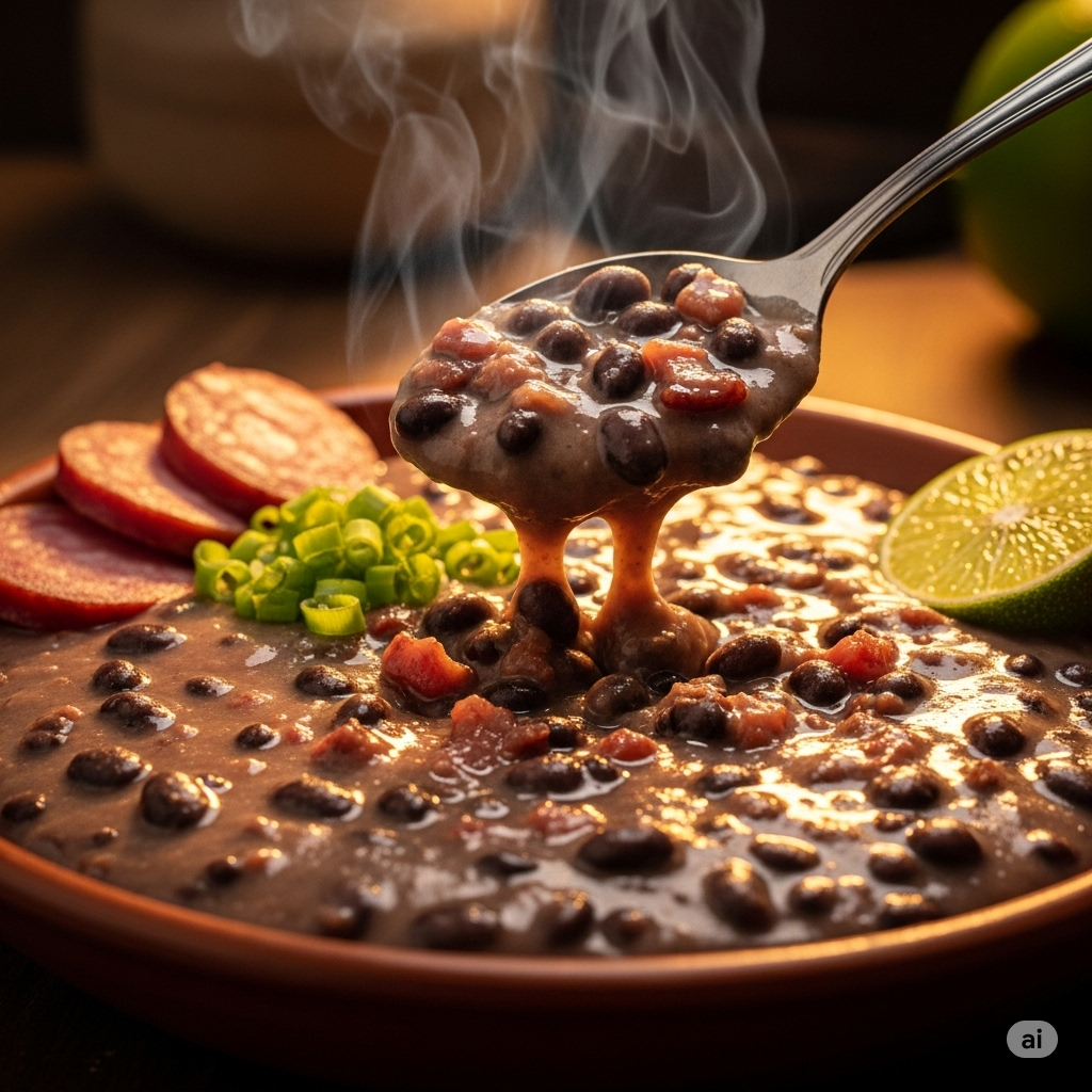 Serve Tutu de Feijao