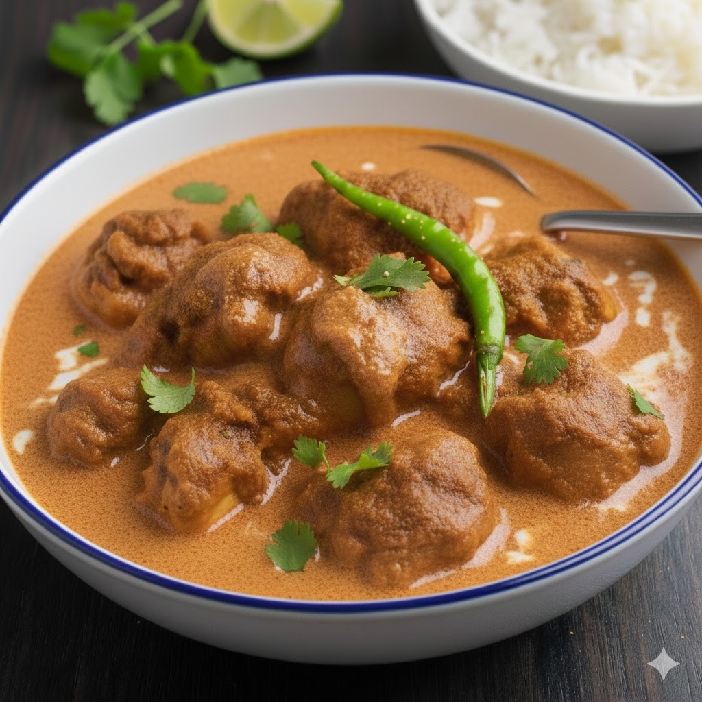 Without potato bengali chicken curry murgir jhol