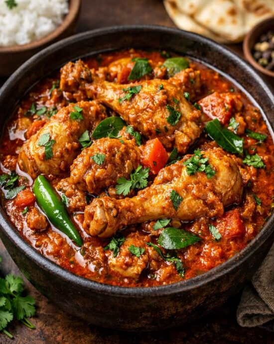 Andhra chicken curry recipe