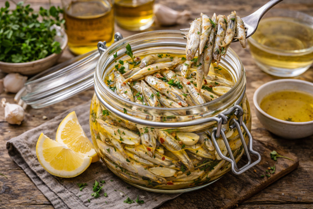 Pickled Whitebait