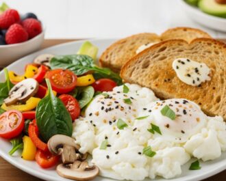 Egg Whites with Toast