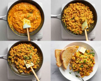 various types of anda bhurji