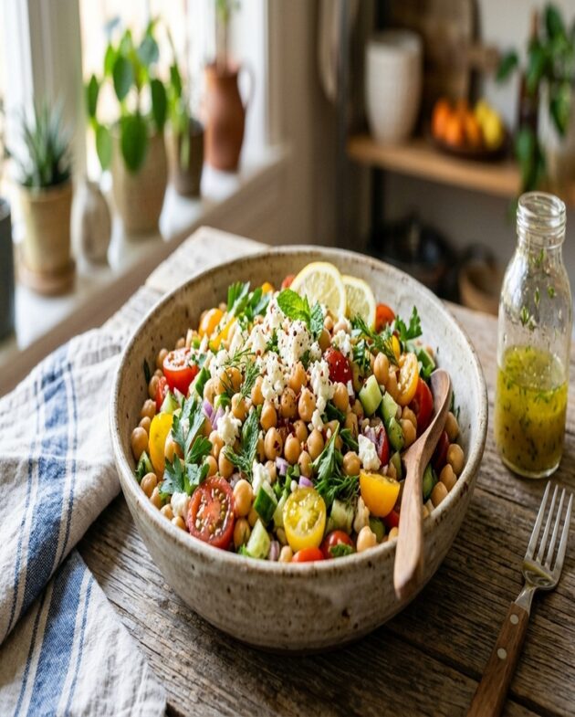 Chickpea Salad with Herbs