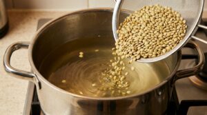 Add Lentil and Water