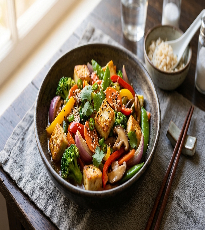 Paneer Mixed Vegetable Stir Fry