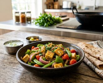 Paneer and Vegetables