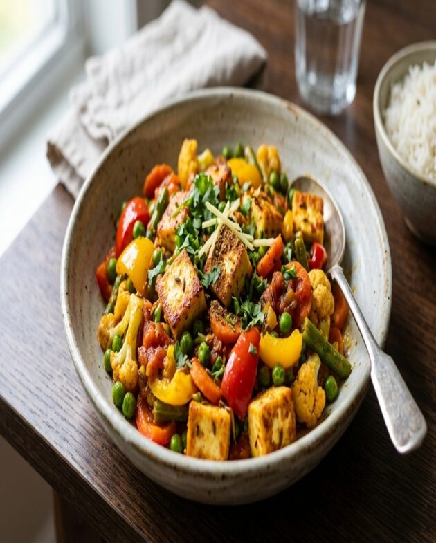 Paneer with Vegetables