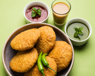 Variation of Indian Kachori