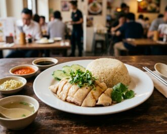 Stemmed Chicken Breast with Rice