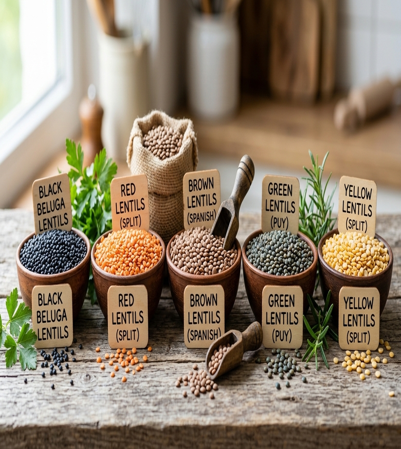 Different Types of Lentils