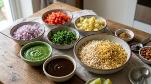 Preparation of Bhel Puri