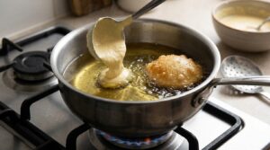 Frying Dhuska