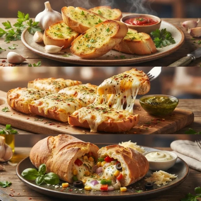 Variations of Garlic Bread