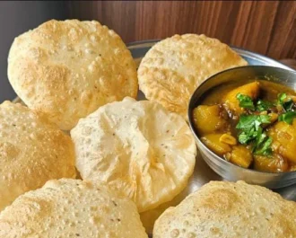 Traditional Puri Bhaji