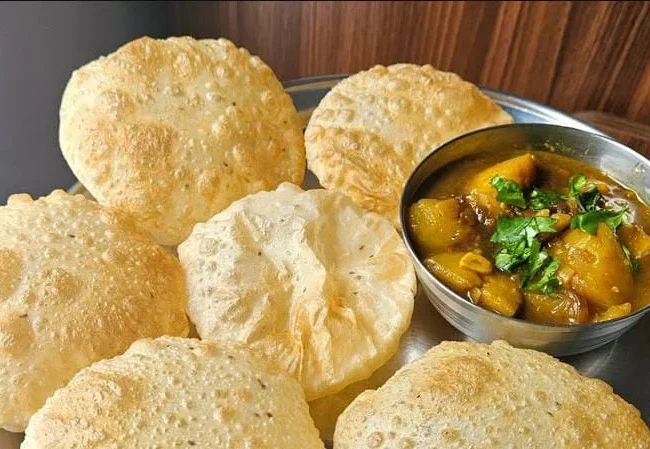 Traditional Puri Bhaji