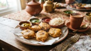 Serve Beguni Pakoda