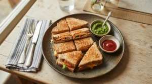 Serve Masala Sandwich